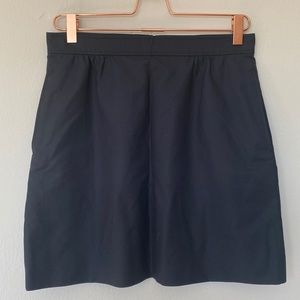 Navy A.P.C. mini A-line navy skirt FR 36